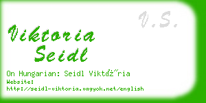 viktoria seidl business card